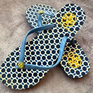 Tory Burch rubber flip flops- size 6.5